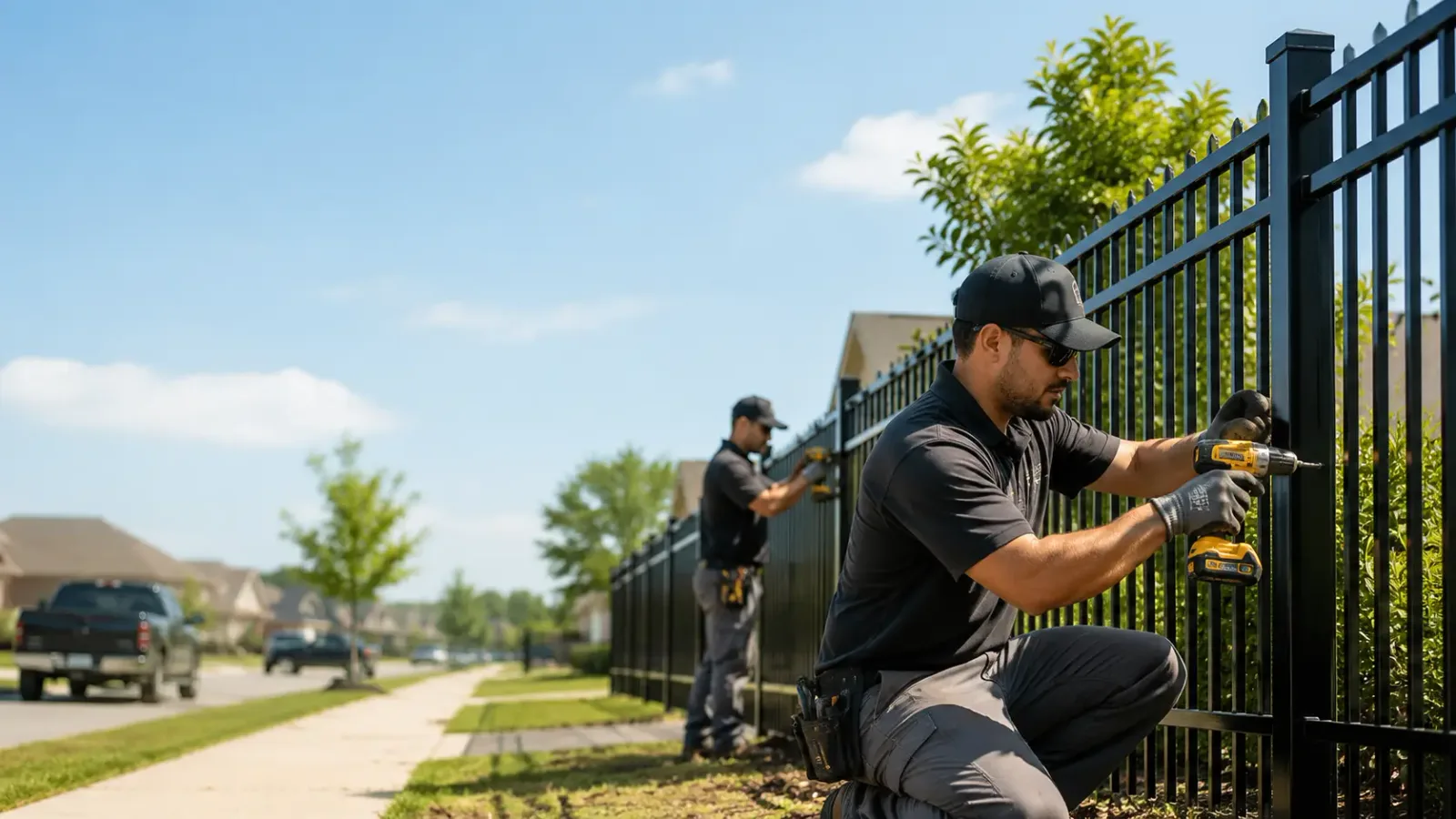 Metal Fence Installation in Sharpsburg, KY